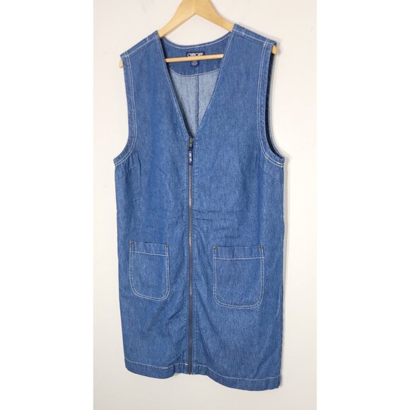 Vintage Blue Denim Dress - Picture 2 of 12